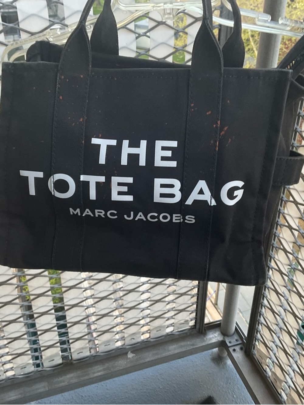 Marc Jacobs The Tote Bag - Black Canvas Tote